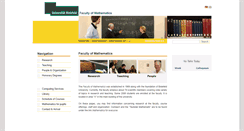 Desktop Screenshot of math.uni-bielefeld.de