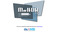Desktop Screenshot of meltdb.cebitec.uni-bielefeld.de