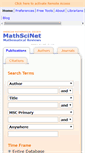 Mobile Screenshot of ams.math.uni-bielefeld.de