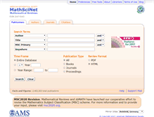 Tablet Screenshot of ams.math.uni-bielefeld.de